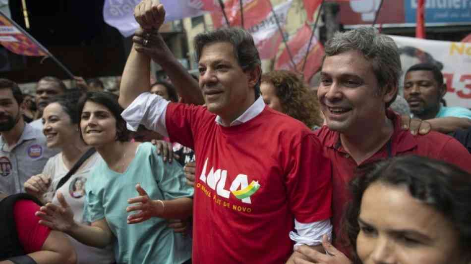 Brasilien: Präsidentschaftskandidat Haddad holt in Umfragen weiter auf