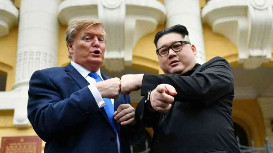 Trump und Kim als Doppelgänger bereits in Vietnam
