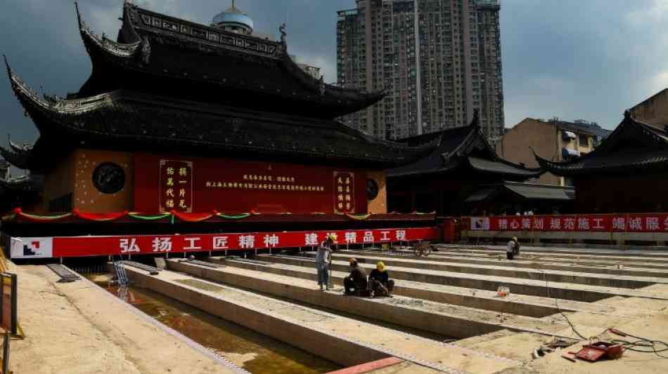 China: Jade-Buddha-Tempel in Shanghai um 30 Meter verschoben