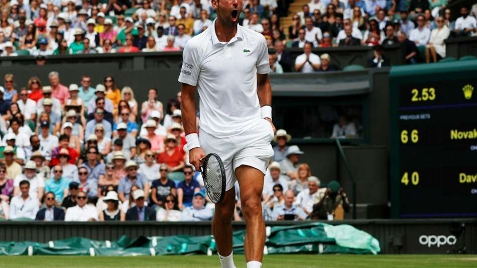 Wimbledon: Djokovic zieht mühelos ins Halbfinale ein