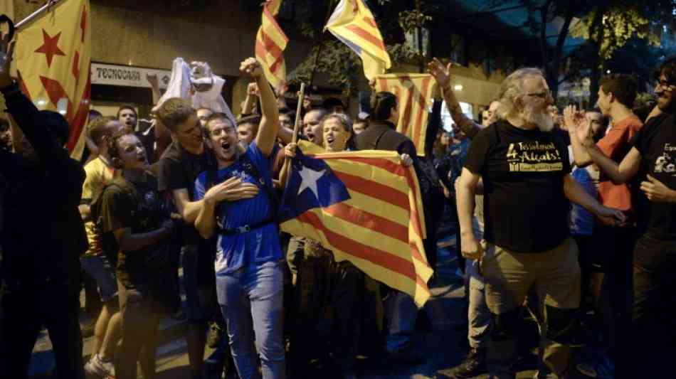 Spanien: Proteste von Unabhängigkeitsanhängern in Katalonien