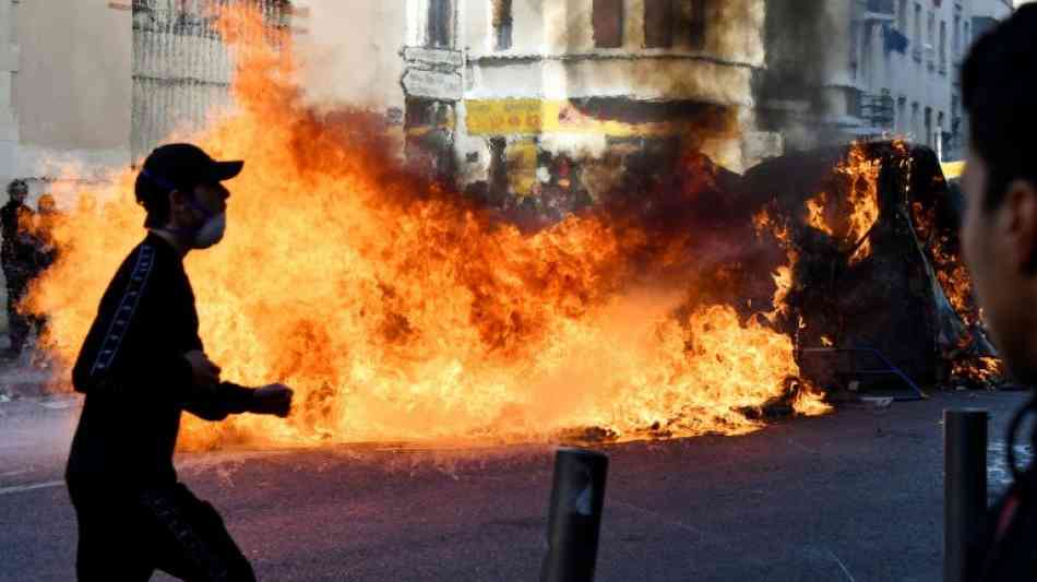 Inflation: Gewalt und Festnahmen bei Schülerprotesten in Frankreich