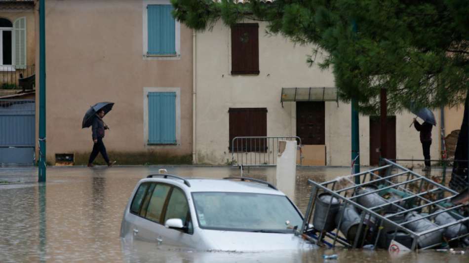 Zwei Tote und mehrere Vermisste nach starken Regenfällen in Südfrankreich