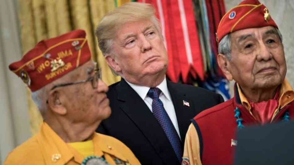 USA: Trump sorgt mit "Pocahontas"-Spruch f