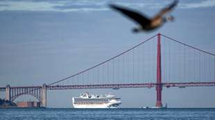 Kreuzfahrtschiff "Grand Princess" legt im Hafen von Oakland an