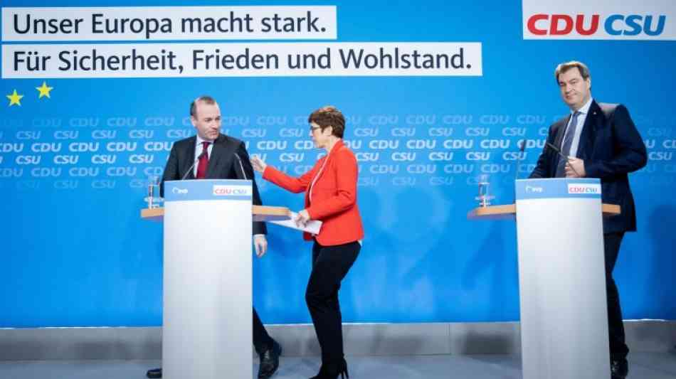 Union will bei Europawahl "mit Abstand" stärkste Kraft in Deutschland werden