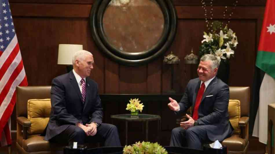 Amman: Pence bekommt Kritik an Jerusalem-Entscheidung zu h