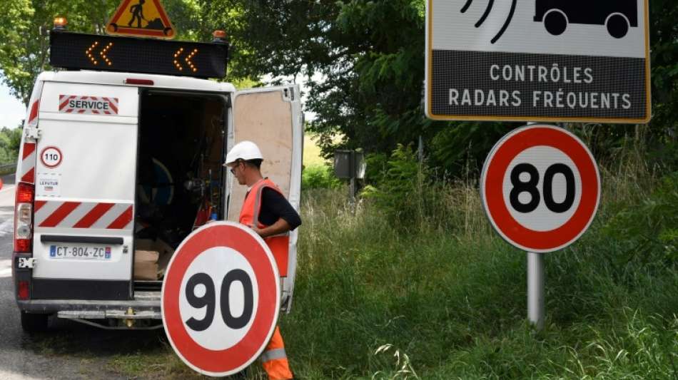 Frankreich weicht Tempo 80 auf Landstraßen wieder auf