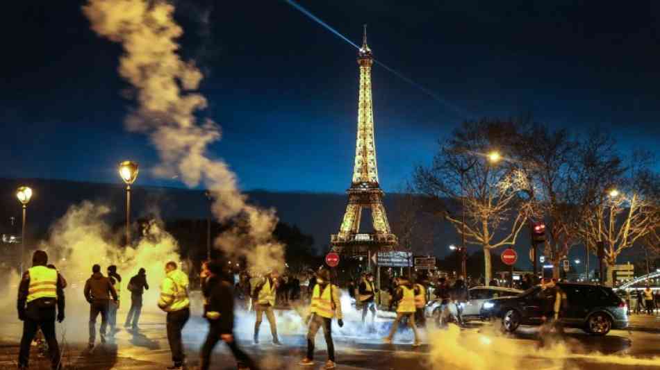 Zahl der "Gelbwesten"-Demonstranten in Frankreich geht weiter zurück