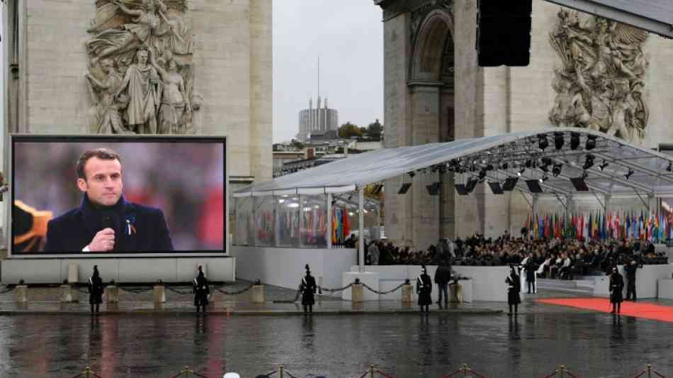 Paris: Macron appelliert an den Zusammenhalt in der Welt