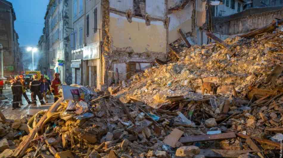 Fünftes Todesopfer nach Einsturz mehrerer Häuser in Marseille geborgen