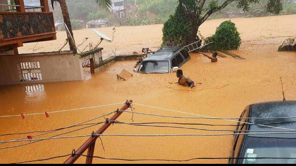 Rotes Kreuz: Mehr als 310 Tote durch Überschwemmungen in Sierra Leone