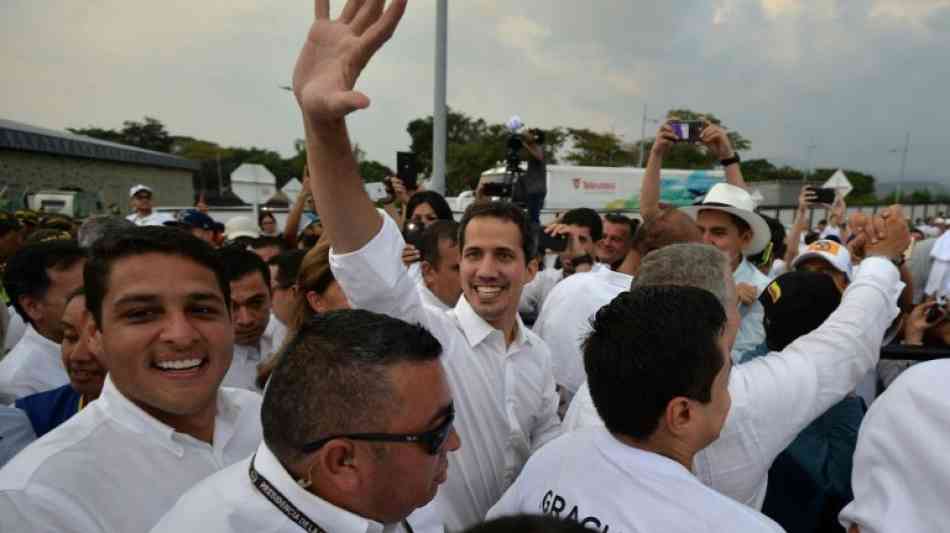 Guaidó besucht Konzert seiner Anhänger an kolumbianisch-venezolanischer Grenze