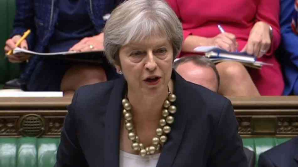 May wirbt im Streit um Brexit-Strategie im britischen Parlament um Unterstützung