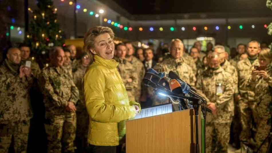 Von der Leyen will Afghanistan-Einsatz gr