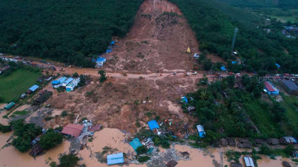 Zahl der Toten nach Erdrutsch in Myanmar steigt auf 22