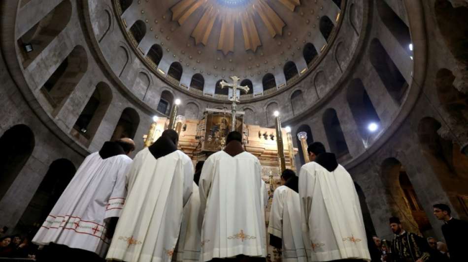 Hunderte Christen feiern Ostersonntag in Jerusalem