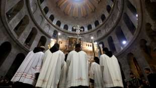 Hunderte Christen feiern Ostersonntag in Jerusalem