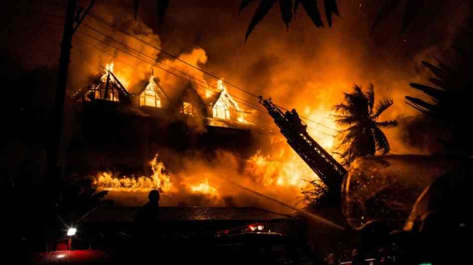 Myanmar: Feuer zerst