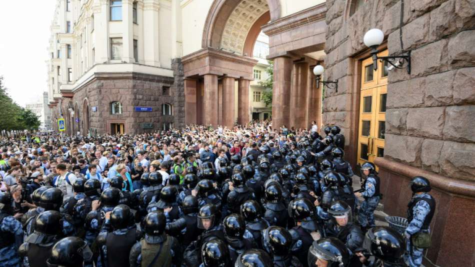 Erstmals längere Haftstrafe gegen Teilnehmer an Moskauer Protesten verhängt