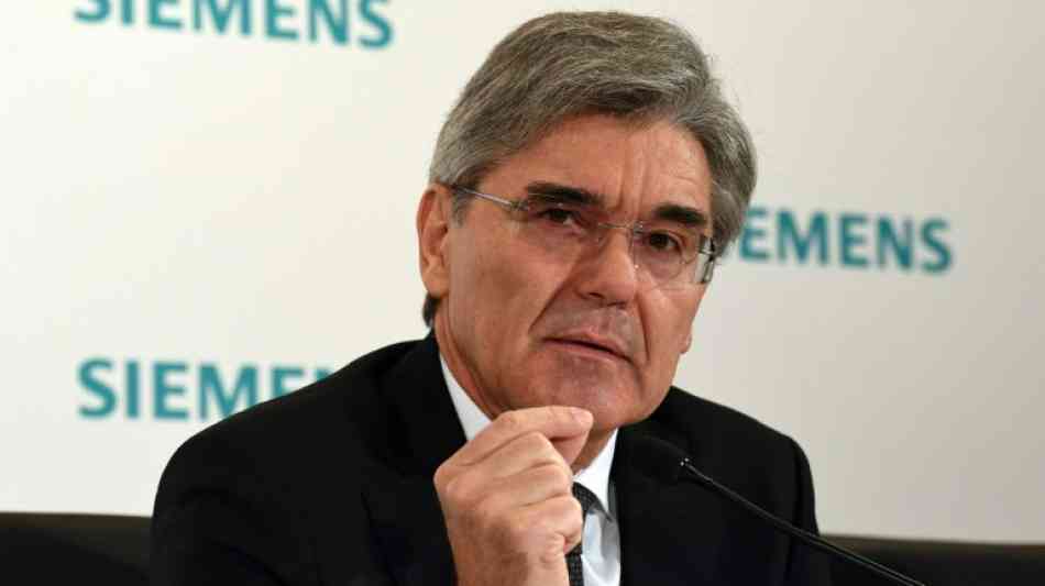 Siemens-Chef Joe Kaeser wirbt f