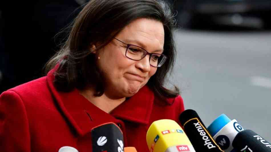 Nahles warnt vor "Illusionen": Gespr