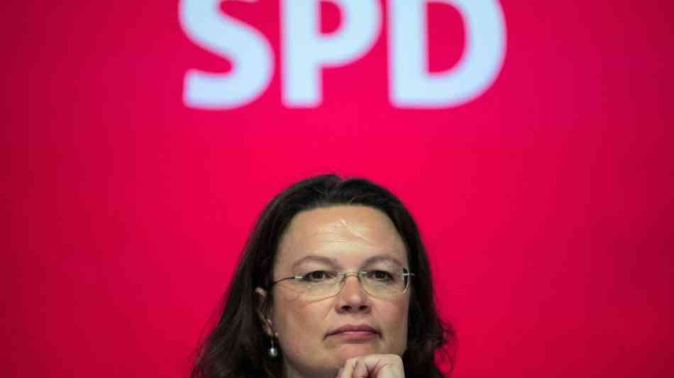 SPD-Spitze setzt auf klare Wahl von Nahles zur Parteivorsitzenden