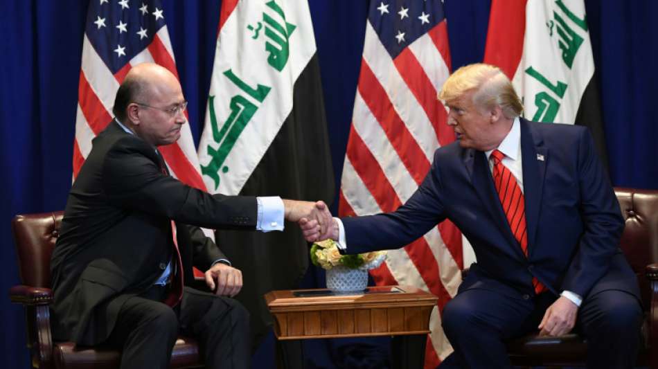 Trump trifft in Davos irakischen Präsidenten Saleh