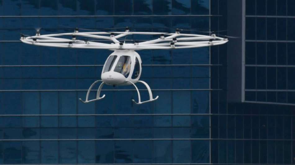 Volocopter-Flugtaxi absolviert Test in Singapur