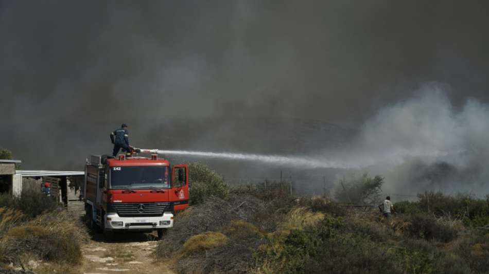 Dutzende Waldbrände in Griechenland