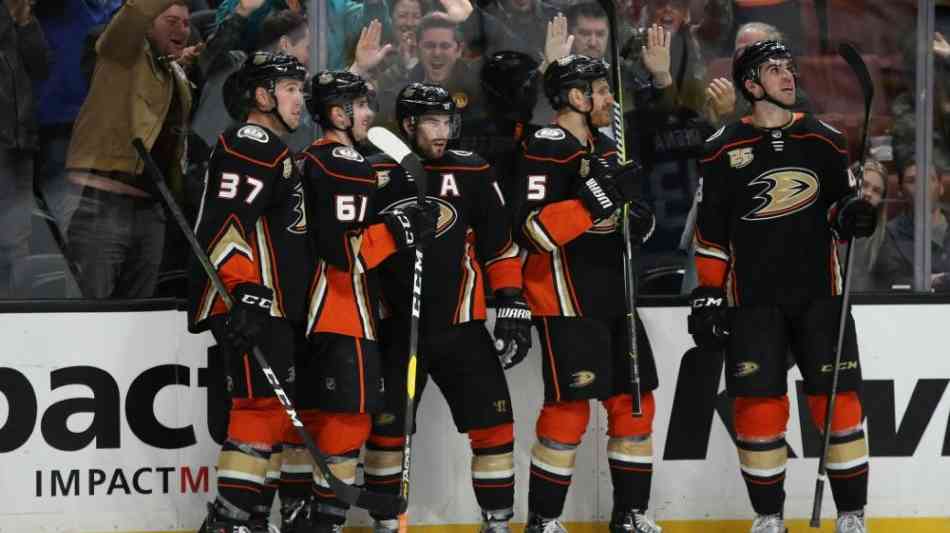 NHL: Heimsieg für Holzer und die Ducks