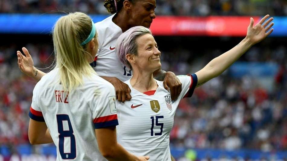 Rapinoe trifft doppelt: USA beenden Frankreichs WM-Party