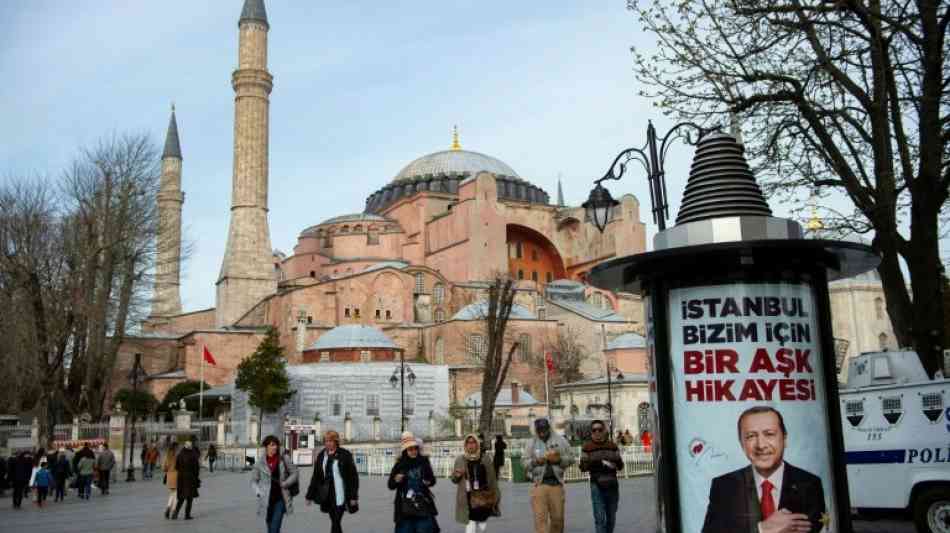 Erdogan sieht "die Zeit gekommen" für Umwandlung von Hagia Sophia in Moschee