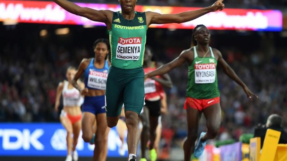 800 m: Semenya zum dritten Mal Weltmeisterin