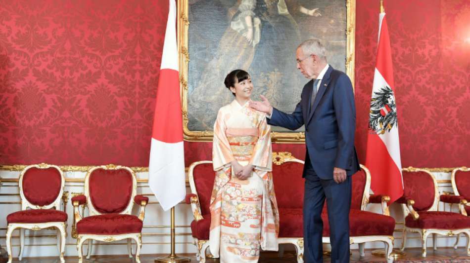 Japanische Prinzessin zu Besuch bei Österreichs Bundespräsident Van der Bellen