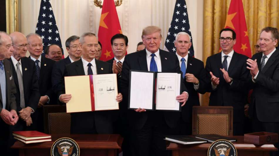 USA und China unterzeichnen Teilhandelsabkommen