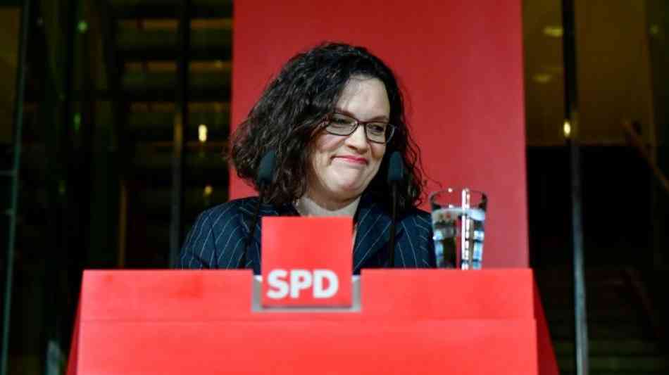 Andsrea Nahles (SPD): Zustand der Bundesregierung "nicht akzeptabel"