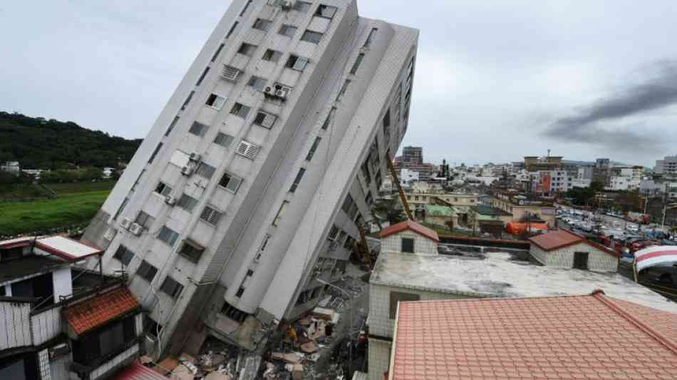 Zahl der Erdbebenopfer in Taiwan auf 15 gestiegen