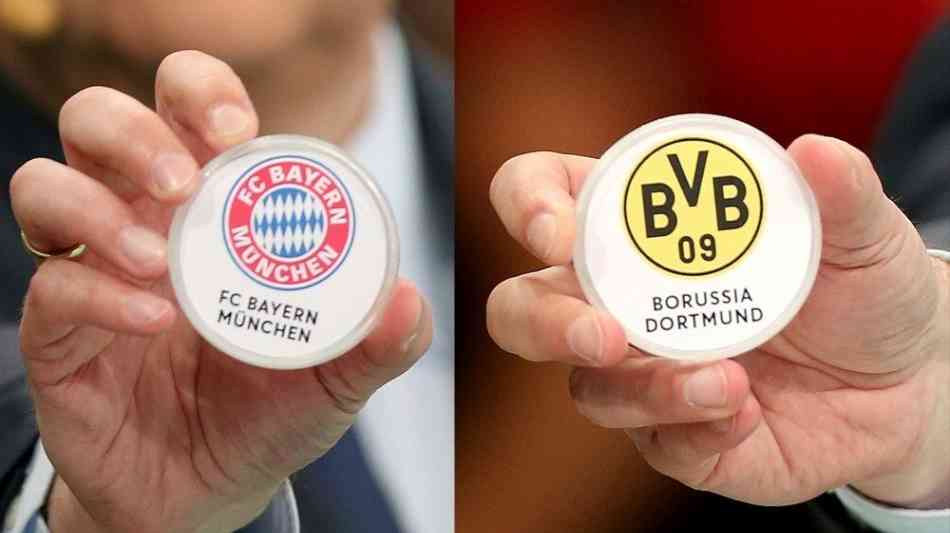 Clasico im Achtelfinale: Bayern im Pokal gegen Dortmund
