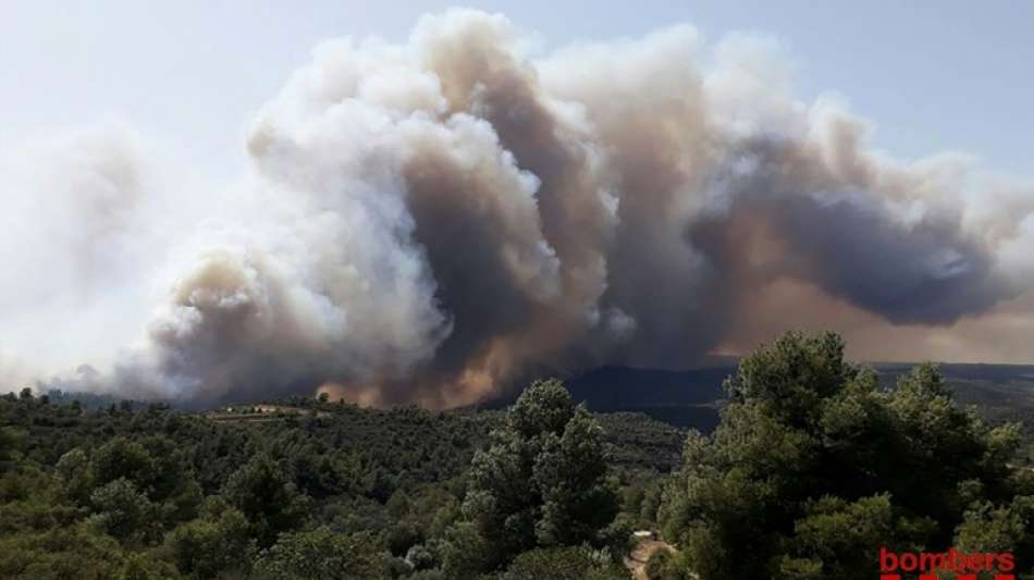 Waldbrand in Spanien außer Kontrolle