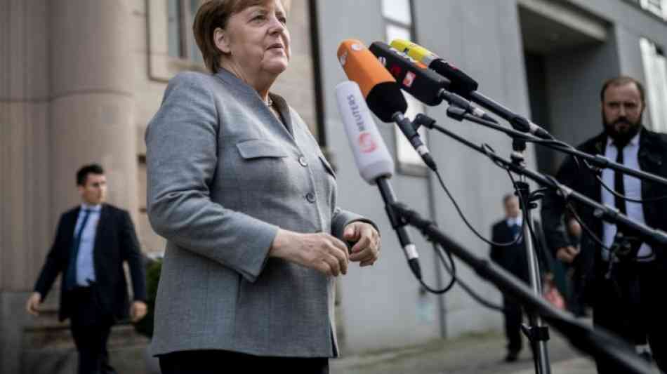 Bundeskanzlerin Merkel glaubt an die Bildung einer Jamaika-Koalition