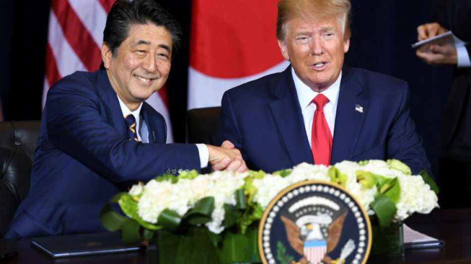 Trump und Abe unterzeichnen ersten Teil eines Handelsabkommens