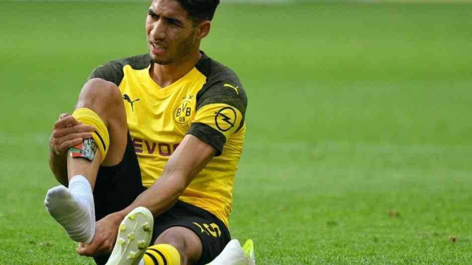 Mittelfußbruch: Saison für Dortmunder Hakimi beendet