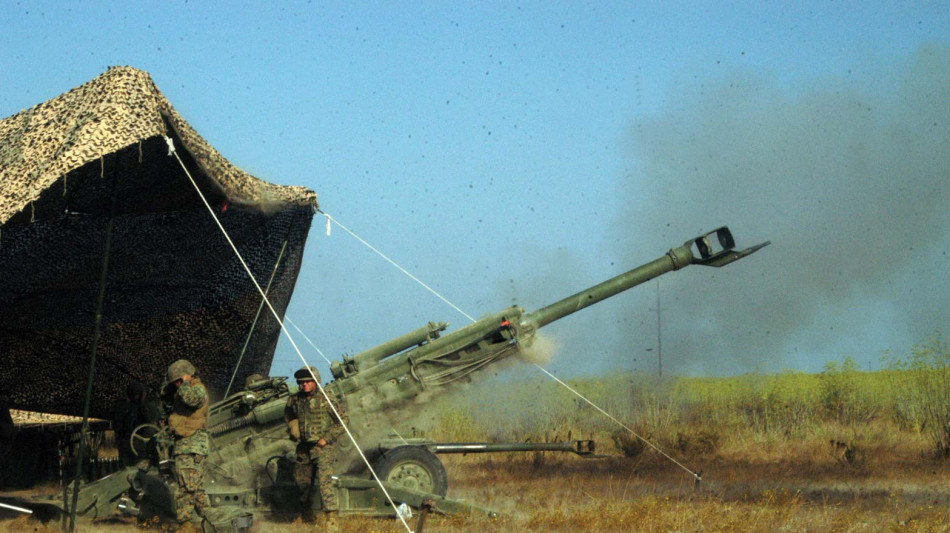 Kherson, Ukraine: Legendary M777-US-Howitzer killing the russian Terror Army