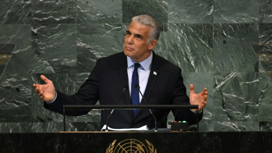 Lapid fordert Abschreckung gegen Iran und befürwortet Zwei-Staaten-Lösung