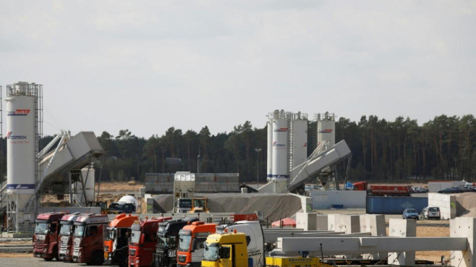  Polizeieinsatz in Protestcamp gegen Tesla-Werk in Brandenburg 