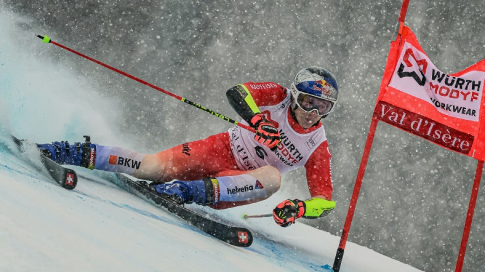 Odermatt wins giant slalom in Val d'Isere as Noel crashes out