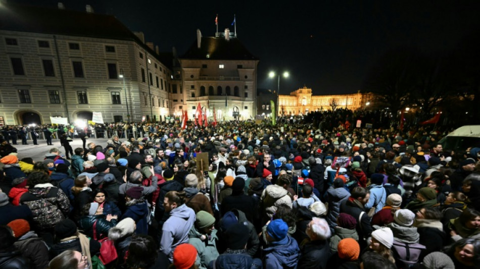  Decenas de miles se manifiestan en Austria contra la ultraderecha 