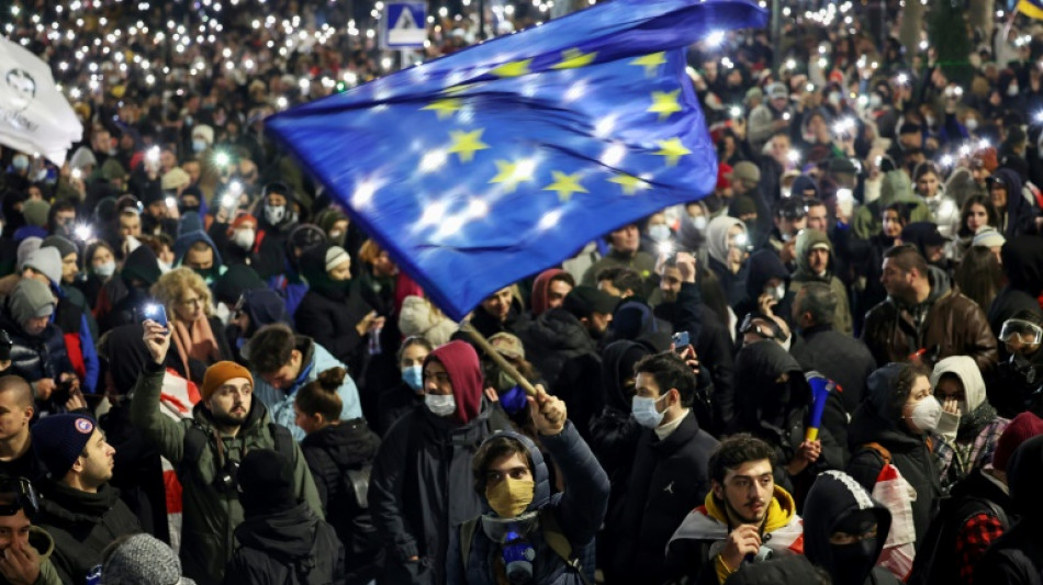 Thousands gather in Georgia for fresh pro-EU protests