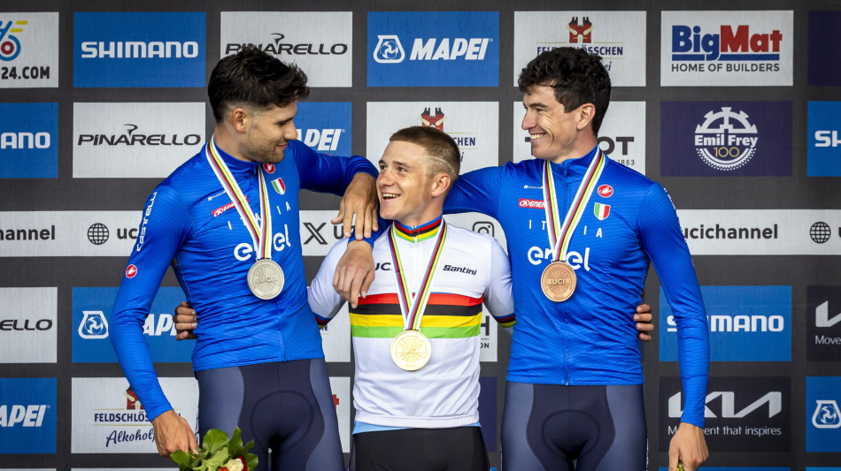  Ciclismo: Ganna "oro mancato per 6'' ma ho onorato la maglia" 